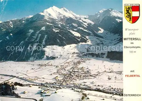 AK / Ansichtskarte Mittersill_Oberpinzgau Panorama mit Felbertal Mittersill Oberpinzgau