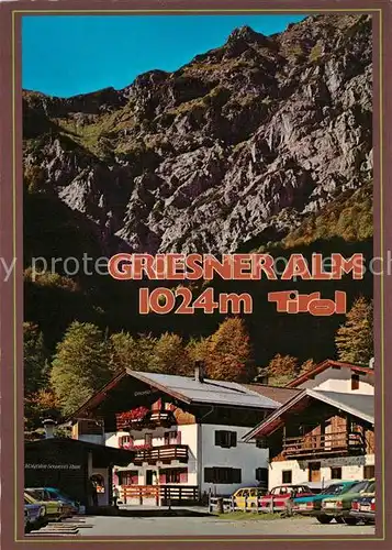 AK / Ansichtskarte Kirchdorf_Tirol Griesner Alm mit Wildem Kaiser Kirchdorf Tirol