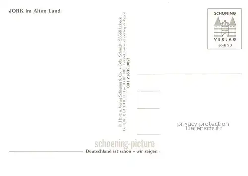 AK / Ansichtskarte Jork Fachwerkhaeuser Kirche  Jork