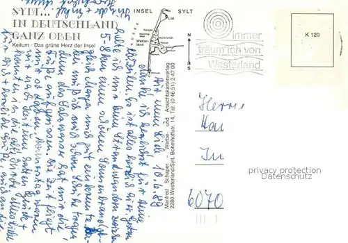 AK / Ansichtskarte Keitum_Sylt Ortsansichten Keitum Sylt