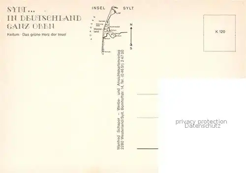 AK / Ansichtskarte Keitum_Sylt Ortsansichten Keitum Sylt