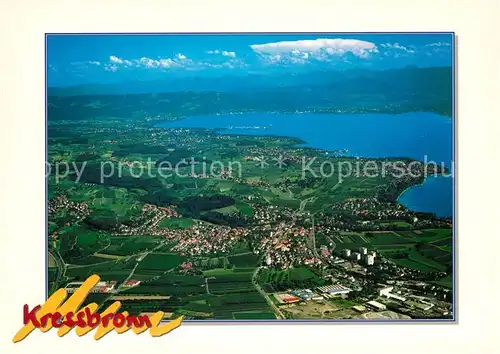 AK / Ansichtskarte Kressbronn_Bodensee Fliegeraufnahme Kressbronn Bodensee