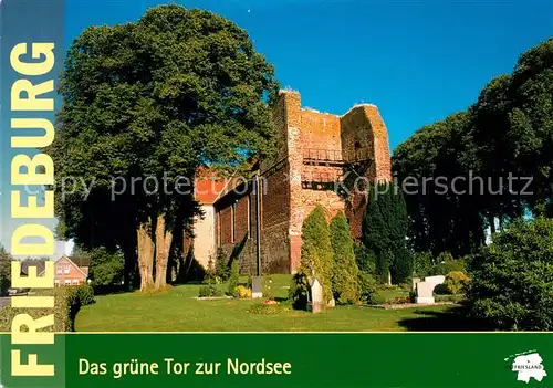 AK / Ansichtskarte Friedeburg_Ostfriesland Mauritius Kirche Friedeburg_Ostfriesland