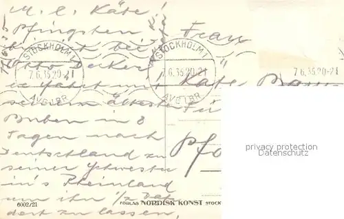 AK / Ansichtskarte Strassenbahn Stockholm Riksbron Riksbanken och Slottet  Strassenbahn