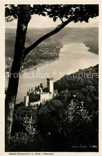 AK / Ansichtskarte Foto_Zeitz_F.G._Nr. 1670 Schloss Stolzenfels Rheintal  Foto_Zeitz_F.G._Nr.