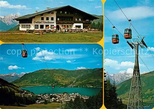 AK / Ansichtskarte Zell_See Gasthof Mittelstation Seilbahn Zell_See