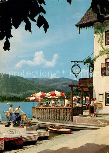 AK / Ansichtskarte St_Wolfgang_Salzkammergut Weisse Roessl am Wolfgangsee St_Wolfgang_Salzkammergut