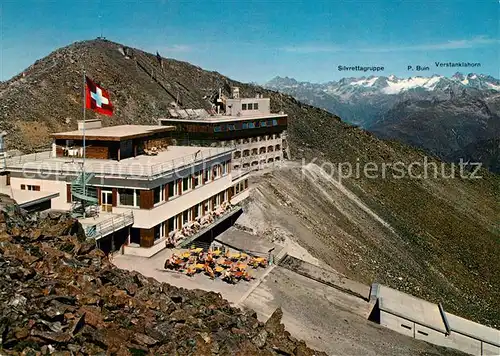 AK / Ansichtskarte Davos_GR Parsenn Bergrestaurant Weissfluhjoch Davos_GR