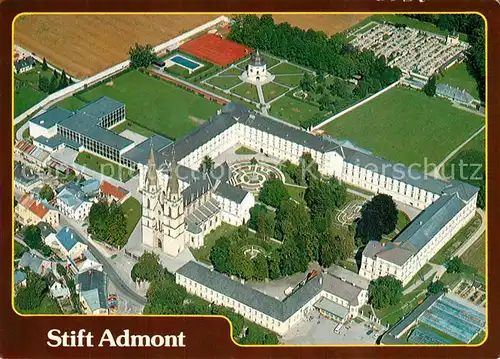 AK / Ansichtskarte Admont_Steiermark Fliegeraufnahme Stift Admont_Steiermark