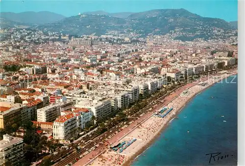 AK / Ansichtskarte Nice_Alpes_Maritimes Promenade des Anglais Cote d Azur vue aerienne Nice_Alpes_Maritimes