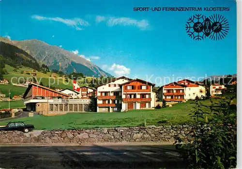 AK / Ansichtskarte Klosters_GR Sport  und Ferienzentrum Alpen Klosters_GR