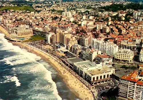 AK / Ansichtskarte Biarritz_Pyrenees_Atlantiques Vue aerienne Collection Couleurs et Lumiere de France Biarritz_Pyrenees