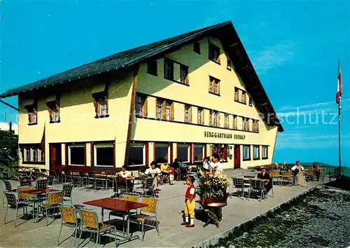 AK / Ansichtskarte Ebenalp Berggasthaus Terrasse Ebenalp