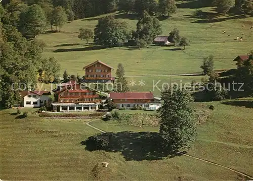 AK / Ansichtskarte Leissigen Ferienheim der Pilgermission St Chrischona Meielisalp Fliegeraufnahme Leissigen