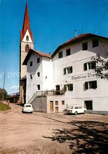 AK / Ansichtskarte Unterinn_am_Ritten_Suedtirol Gasthof Wunder Kirche Unterinn_am