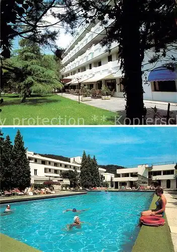 AK / Ansichtskarte Abano_Terme Hotel Ermitage Bel Air Swimming Pool Abano Terme