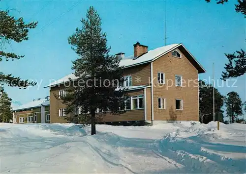 AK / Ansichtskarte Inari Matkailuhotelli Hotel im Winter Inari
