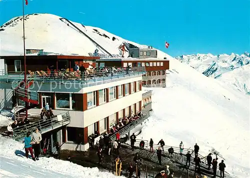 AK / Ansichtskarte Davos_GR Weissfluhjoch Bergrestaurant Davos_GR