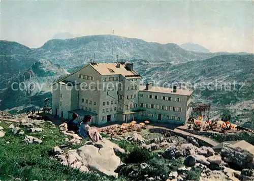 AK / Ansichtskarte Dachstein_Steiermark Seilbahn Berghaus Krippenstein  Dachstein_Steiermark