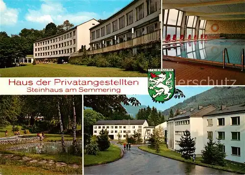 AK / Ansichtskarte Steinhaus_Semmering Haus der Privatangestellten Erholungszentrum Steinhaus Semmering