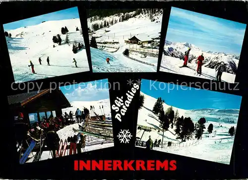 AK / Ansichtskarte Innerkrems_Krems_Kaernten Skigebiet Innerkrems_Krems_Kaernten