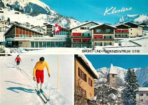 AK / Ansichtskarte Klosters_GR Sport und Ferienzentrum Klosters_GR