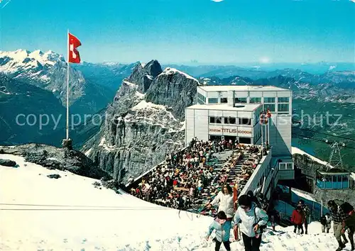 AK / Ansichtskarte Engelberg_OW Klein Titlis Bergstation Engelberg OW