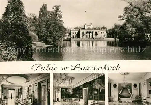 AK / Ansichtskarte Warszawa Palac w Lazienkach Warszawa