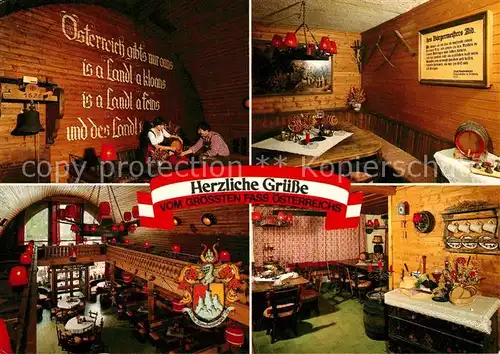 AK / Ansichtskarte Hinterglemm_Saalbach Saalbacher Fassl Bar Gastraum Hinterglemm_Saalbach