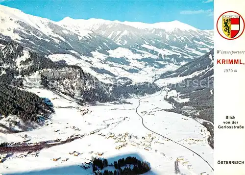 AK / Ansichtskarte Krimml Blick von der Gerlosstrasse Krimml