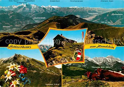 AK / Ansichtskarte Zell_See Statzerhaus am Hundstein Hohe Tauern Salzachtal Steinernes Meer Zell_See