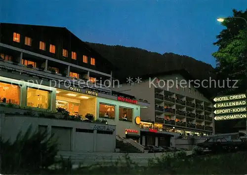 AK / Ansichtskarte Savognin Hotel Cresta  Savognin