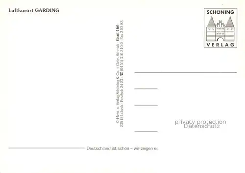 AK / Ansichtskarte Garding Fliegeraufnahme Strand  Garding