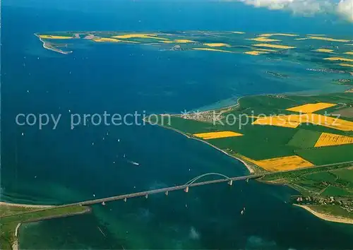 AK / Ansichtskarte Fehmarnsundbruecke Fliegeraufnahme 