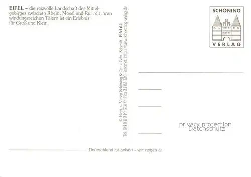 AK / Ansichtskarte Eifel_Region Holzmaar Pulvermaar Mosenberger Maar Gemuender Maar Eifel Region