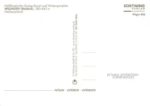 AK / Ansichtskarte Willingen_Sauerland Kurkonzert Schanze Alte Kirchstrasse Kurgarten Sauerlandstern Willingen_Sauerland