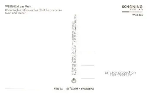 AK / Ansichtskarte Wertheim_Main Haus zu den vier Gekroenten Rathaus Marktplatz Grafschaftsmuseum Wertheim Main