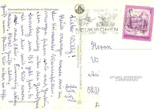 AK / Ansichtskarte Neukirchen_Oberpinzgau Sommerfrische Ortsstrasse Gasthof Kaufhaus Neukirchen Oberpinzgau
