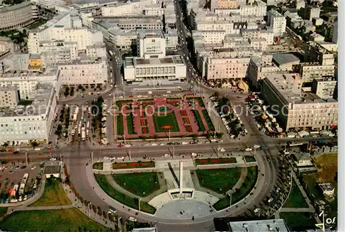 AK / Ansichtskarte Brest_Finistere Place de la Liberte Hotel de Ville Monument aux Morts vue aerienne Brest_Finistere