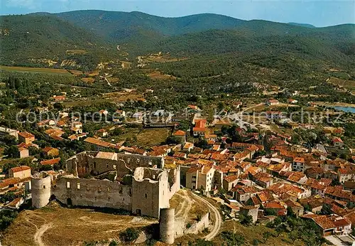 AK / Ansichtskarte Greoux les Bains Chateau des Templiers vue aerienne Greoux les Bains