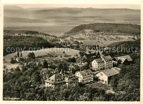 AK / Ansichtskarte St_Chrischona Fliegeraufnahme St_Chrischona