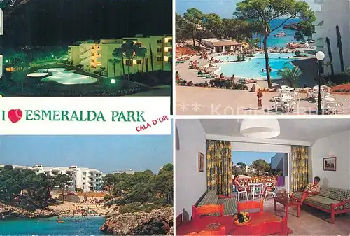 AK / Ansichtskarte Cala_d_Or Apartamentos Esmeralda Park Swimming Pool Bucht Strand Cala_d_Or