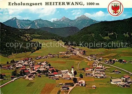 AK / Ansichtskarte Heiterwang Erholungsort am Heiterwangersee Alpenpanorama Fliegeraufnahme Heiterwang