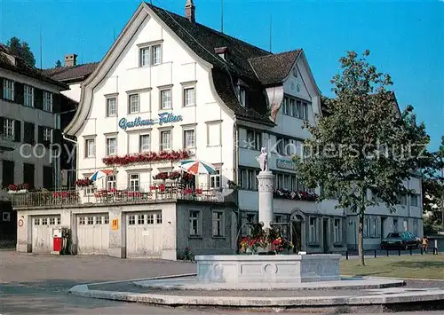 AK / Ansichtskarte Gais_AR Gasthaus Falken Brunnen Gais_AR