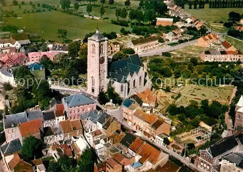 AK / Ansichtskarte Braine le Comte Eglise Saint Gery vue aerienne Braine le Comte