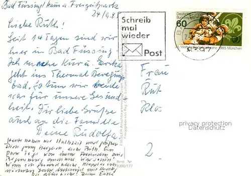 AK / Ansichtskarte Bad_Fuessing Fliegeraufnahme Bad_Fuessing