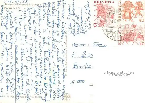 AK / Ansichtskarte Zurzach Fliegeraufnahme Zurzach