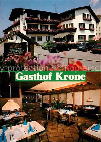 AK / Ansichtskarte uebersaxen Gasthof Krone Restaurant uebersaxen