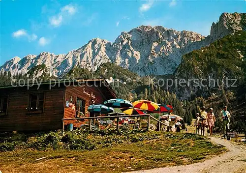 AK / Ansichtskarte Kufstein_Tirol Steinberghuette Berghuette Bergwandern Scheffauer Kaisergebirge Kufstein_Tirol