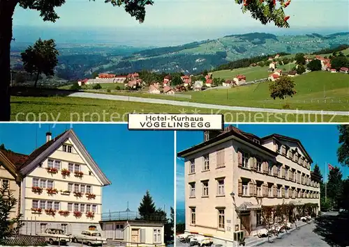 AK / Ansichtskarte Voegelinsegg_Speicher Hotel Kurhaus mit Dependance Panorama Voegelinsegg Speicher
